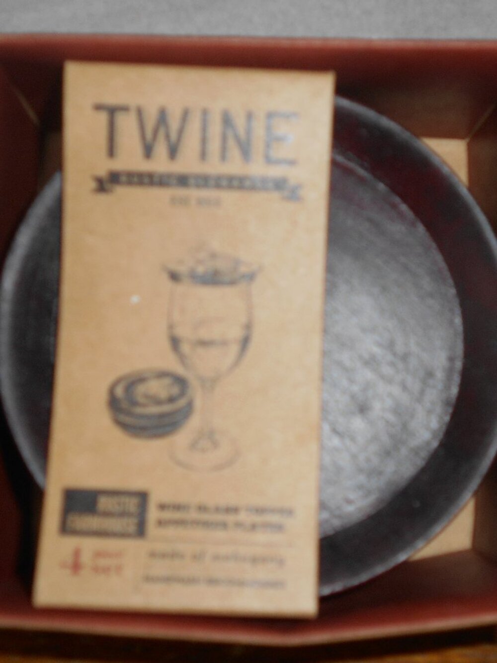 Wine Glass Topper Snack Plates- New